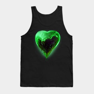 My green heart Tank Top